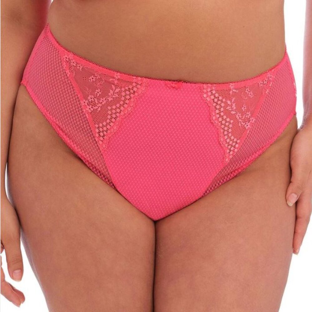 NWT Elomi Charley Hi Leg Brief- Honeysuckle- M